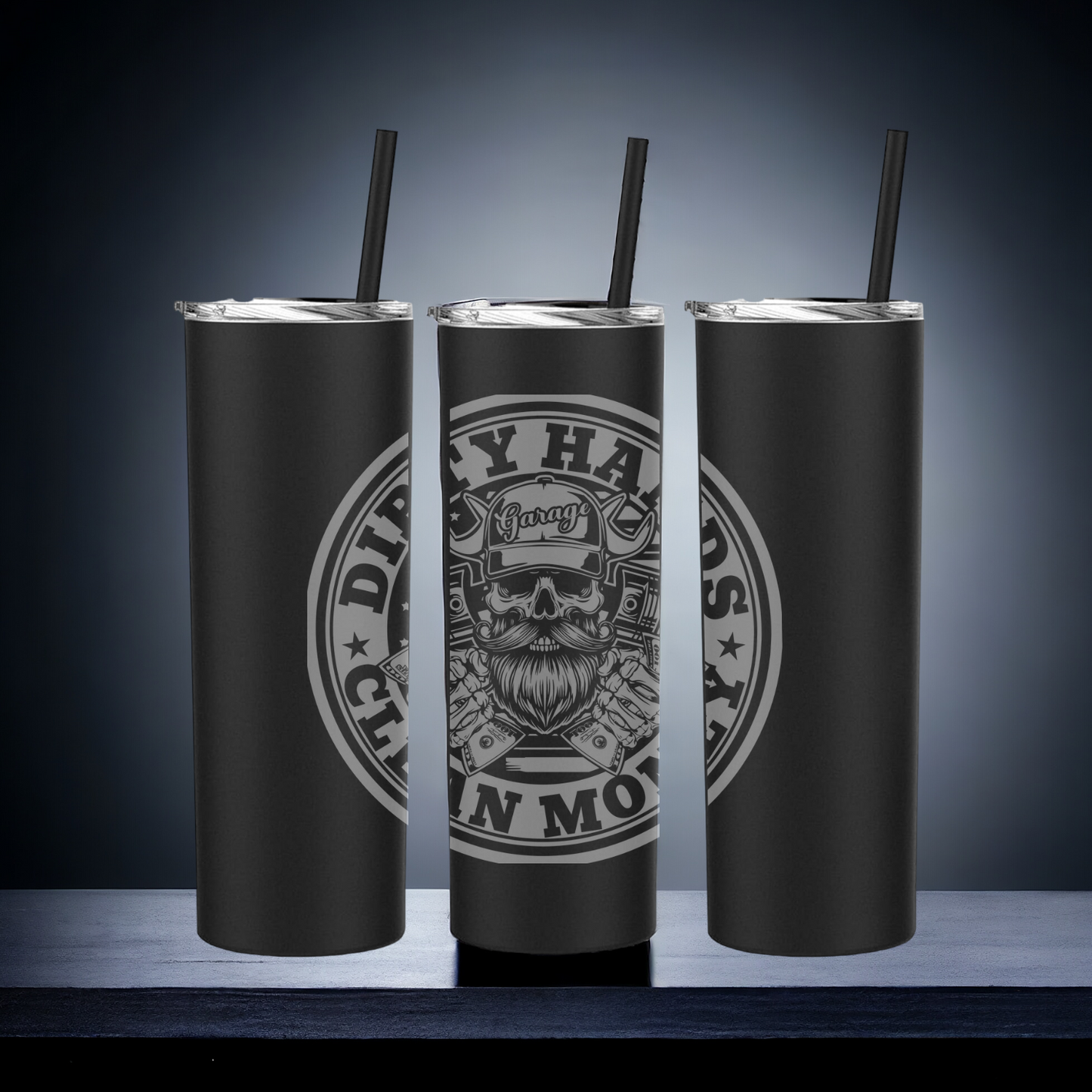 Dirty Hands Clean Money Tumbler