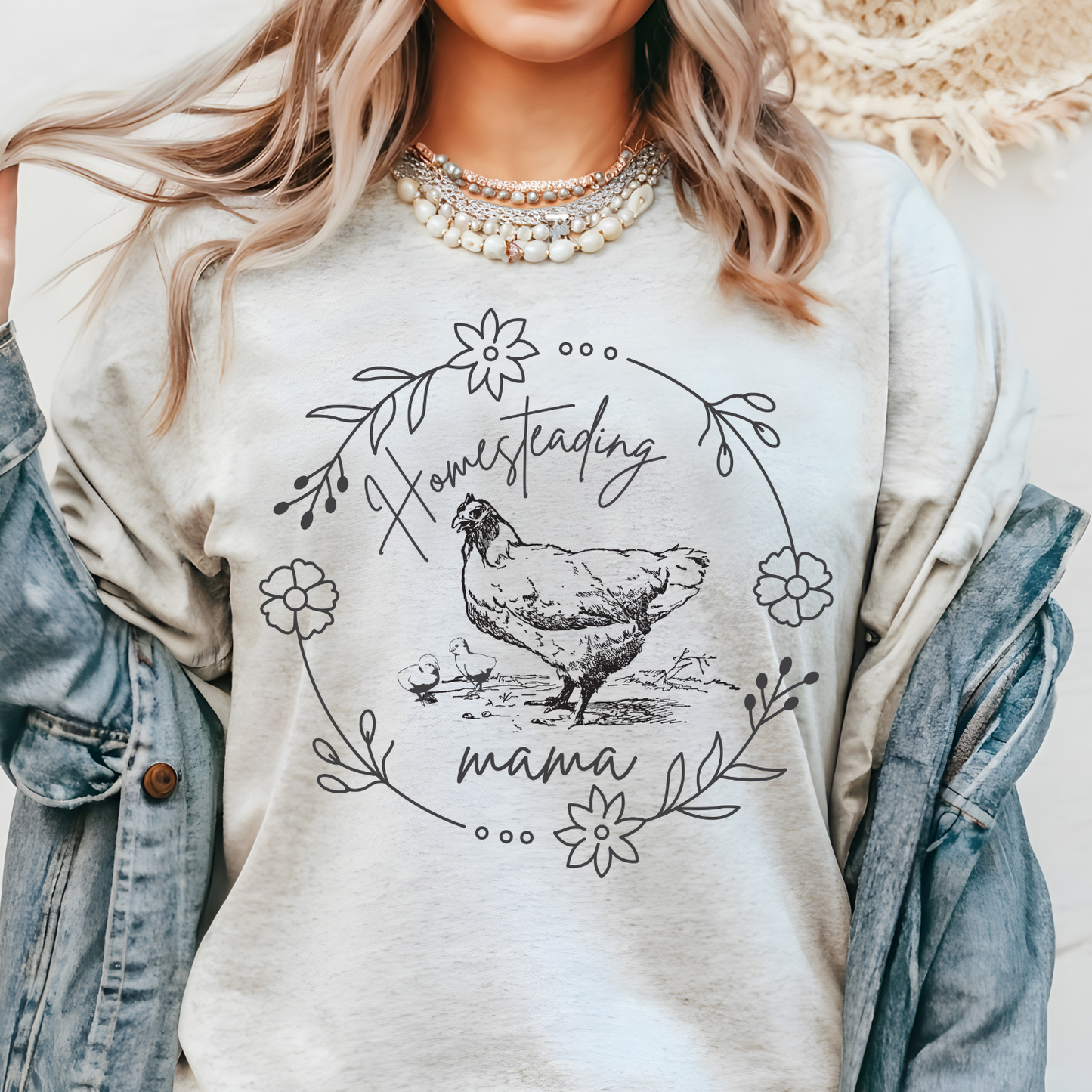 Homesteading Mama Crewneck